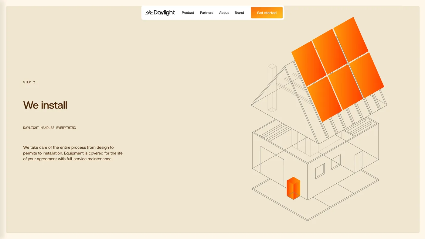 Daylight premium clean energy website
